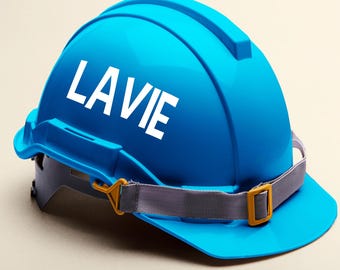 Custom Name Vinyl Decal Sticker: Personalized Waterproof Hard Hat, Laptop