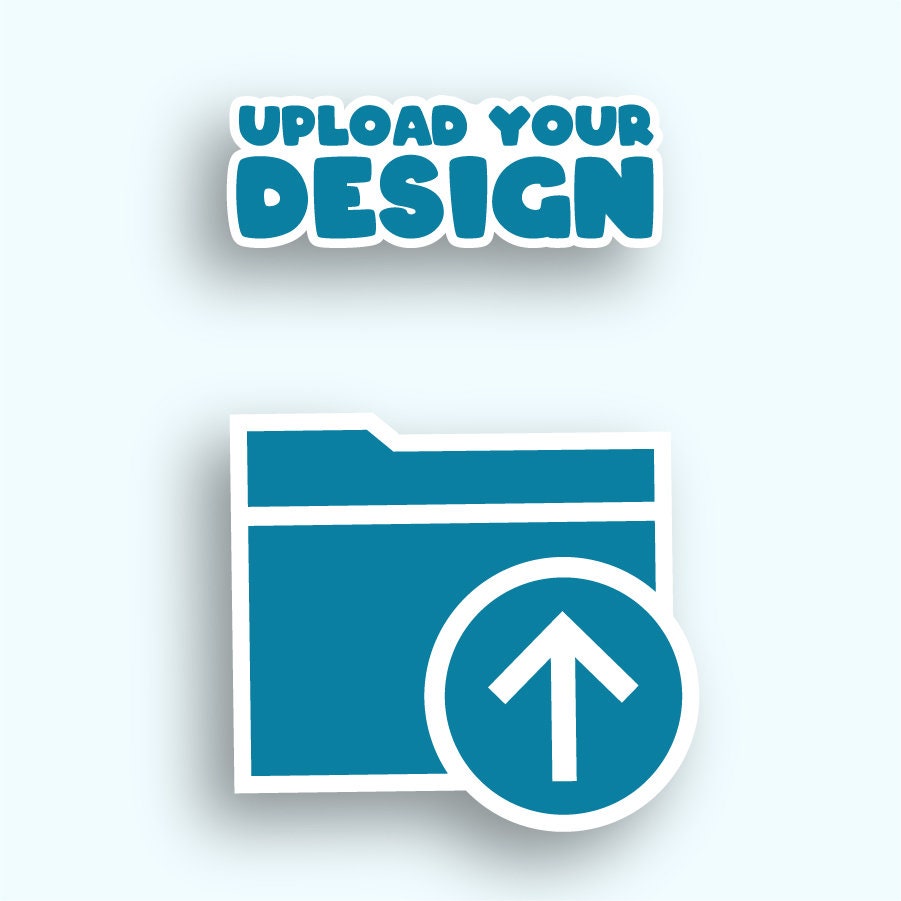 10 Custom Holographic Stickers Upload Any Design 3 Inches Etsy