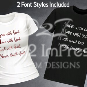 Faith. God. Amen. Trust God. SVG, PNG Digital design. Instant download.