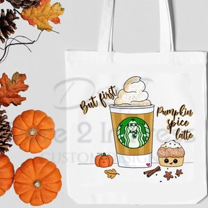 Fall PNG. Autumn. Holiday. Lattes. Pumpkin Spice. Print and Sublimation.PNG Digital design. Instant download.