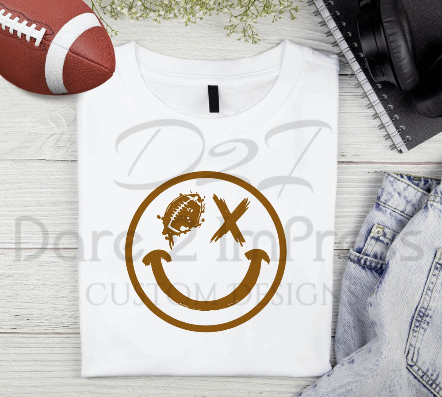 Football. Football Smiley 2 Styles. SVG PNG Digital File. - Etsy
