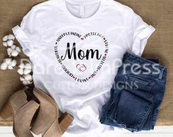 Día de la Madre. Regalo del Día de la Madre. Mamá. Mamá. Diseño de mamá y mamá incluido. SVG, PNG Diseño digital. Descarga instantánea.