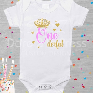 Royal Onederful 1st Birthday Design (SVG, PNG Digital File)