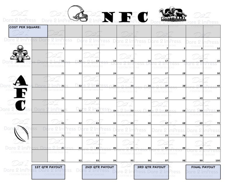 Printable Super Bowl Boxes Football Grid Super Bowl Squares Etsy Printable Super Bowl Boxes Football Grid Super Bowl Squares Etsy