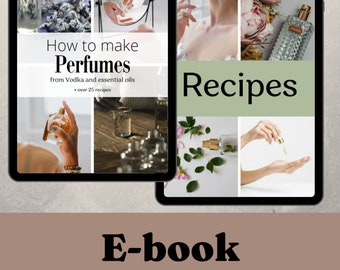 Perfume recipe ebook pdf - diy perfume - essential oil blends - diy gift, frankincense recipe - christmas gift diy, homemade christmas gift