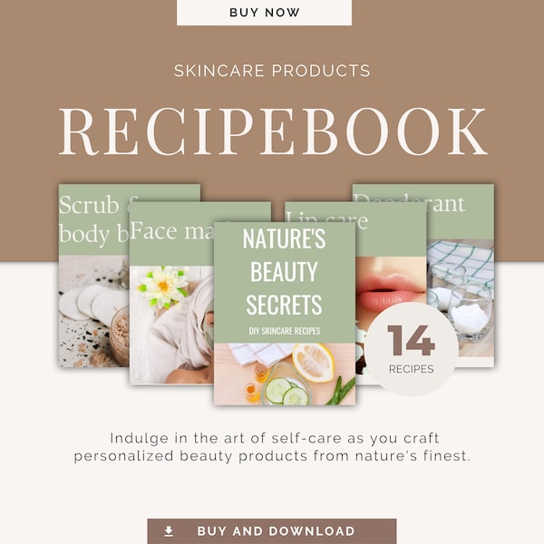 Skincare recipe, DIY skincare products, natural body butter, natural deodorant, lip balm, DIY Beauty recipes, face mask, homemade gift