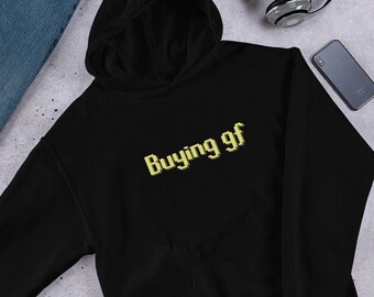 Runescape Buying gf Hoodie, OSRS Meme Gift, Soft Sweatshirt, Old School Runescape Gift for Gamer Boyfriend Birthday, Christmas, Anniversary