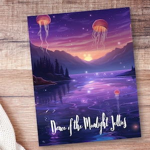 Stardew Valley Dance of the Moonlight Jellies Poster | Digital Download Event Art Print | Stardew Valley Inspired Printable Gift | Fan Made