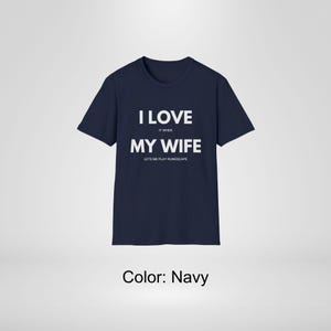 Chemise Runescape, J'aime quand ma femme me laisse jouer, T-shirt drôle OSRS Gamer Meme, lui anniversaire, Noël, cadeau d'anniversaire pour mari image 6