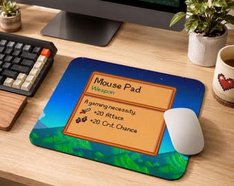 Stardew Valley Mouse Pad | Stardew Valley Gifts for Birthday, Christmas, Anniversary, Engagement | Gamer Present For Her and For Him