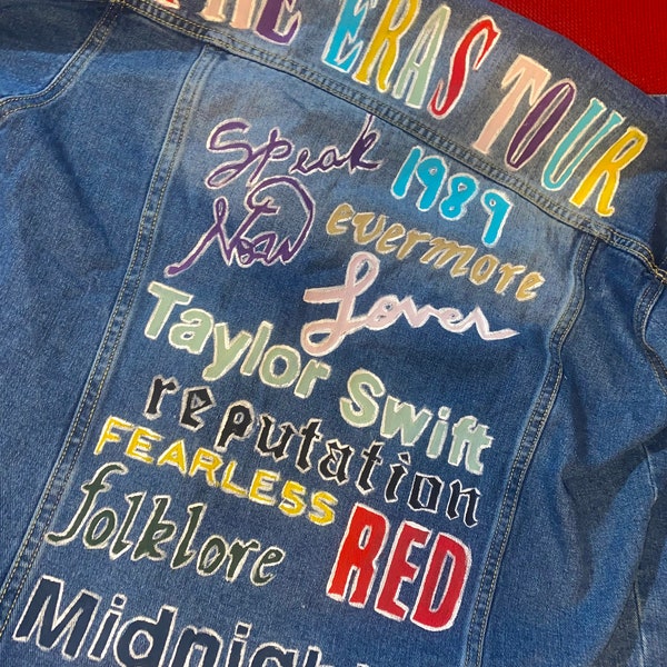 Het Eras tour custom jeansjack