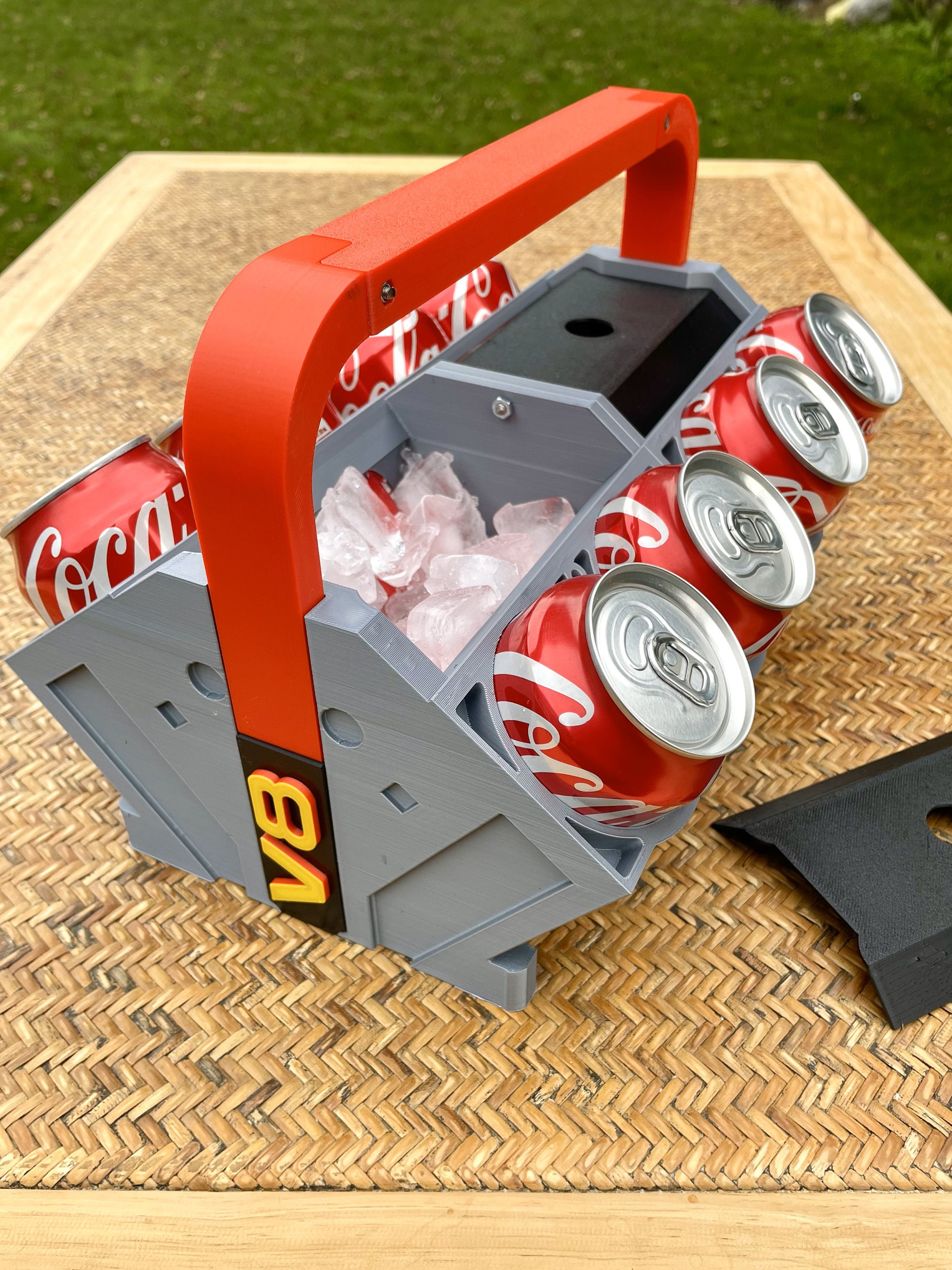 V4 V6 V8 Engine Block Can Holder, Beer Holder / Cooler, V4 V6 V8 Motor Mechanic Gift Ideas, V4