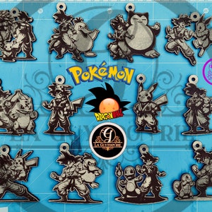 Keychain pack 1 cross univers Pokemon / Manga (svg,png,adobe illustrator,lightburn,jpeg,pdf,dxf)