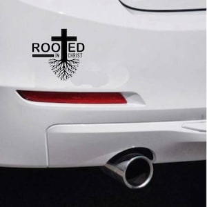 Religious Car Bumper Sticker Car Vinyl Decal Jesus Bumper Stickers Waterproof Novelty Glossy Stickers  Van Sticker