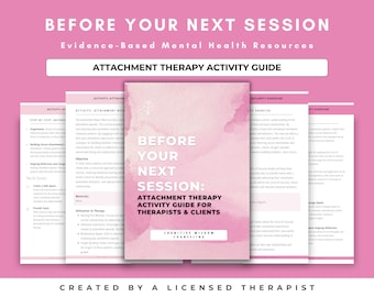 Guía de actividades de terapia de apego que explora los estilos y la teoría del apego, herramientas de terapia y recursos de asesoramiento para terapeutas y clientes