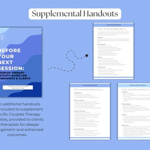 Couples Therapy Tools & Worksheets Activity Guide for Therapists and ...