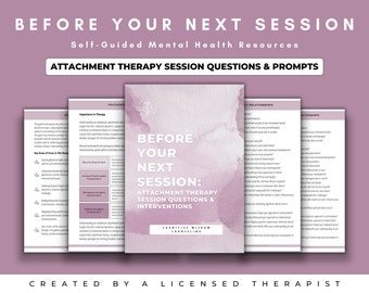 Preguntas de la sesión de terapia de apego que exploran los estilos y la teoría del apego, herramientas de terapia y recursos de asesoramiento para terapeutas y clientes