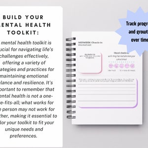 Pre and Post Therapy Workbook, Therapy Worksheet, Mental Health ...