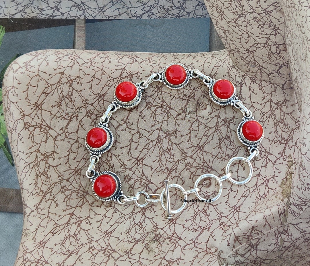 ブレスレット Minwhee BIZ Coral Red Bracelet 4FK879 il_340x270.1502522571_eciv.jpg