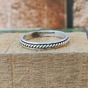 925 Sterling Silver Spinner Ring, Meditation Worry Ring handmade jewelry gift for her Meditation Ring