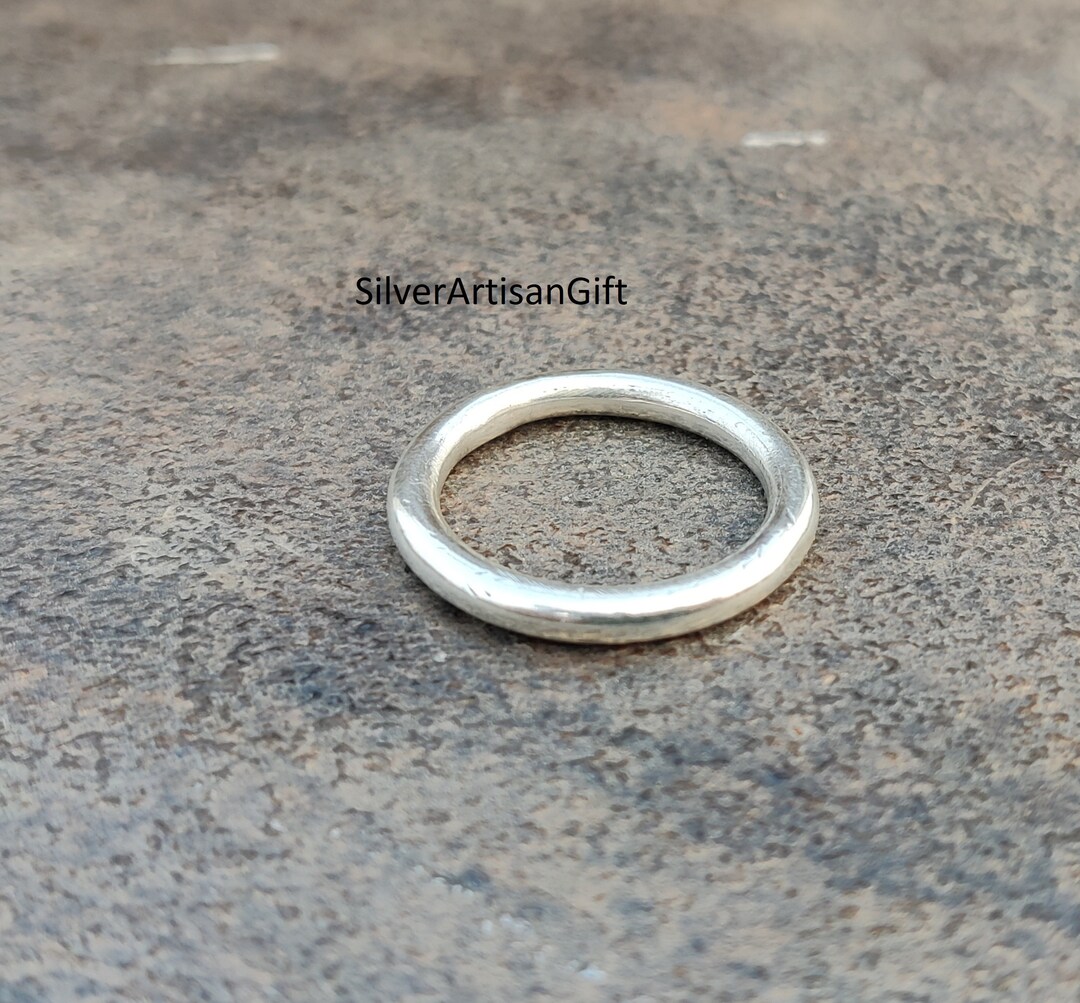 Echte Sterling Silber Stilvollen Ring Punziert Solider 925 - Foto 5
