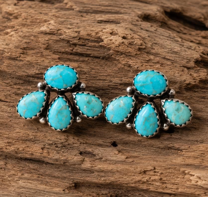 希少】Indian jewelry KingmanMine turquoise Kingman Mine Turquoise