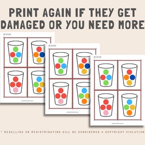 Color Activity with Pompoms, Fine Motor Activities for Toddlers and Preschoolers, Montessori Activity image 8