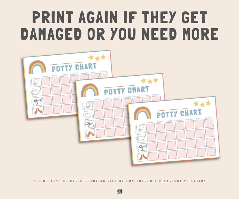 Customize Potty Chart.pdf Potty Training Chart Printable & Fillable, Potty Chart PDF, Infant ...