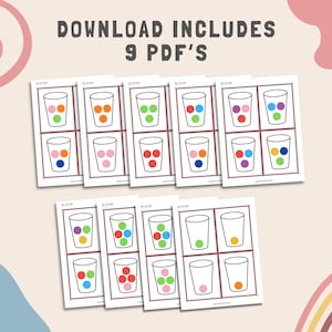 Color Activity with Pompoms, Fine Motor Activities for Toddlers and Preschoolers, Montessori Activity image 2