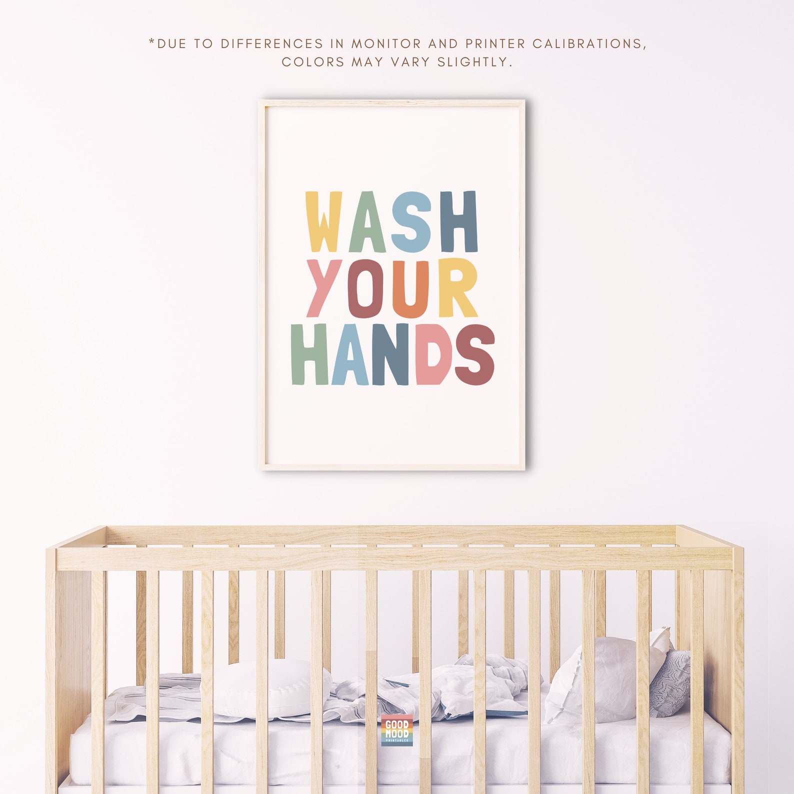 Wash Your Hands Sign Bathroom Poster Printable Wall Art - Etsy