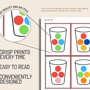 Color Activity with Pompoms, Fine Motor Activities for Toddlers and Preschoolers, Montessori Activity image 4