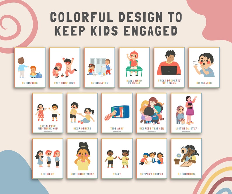 Classroom Expectations Poster, Classroom Rules Poster, Bulletin Board ...