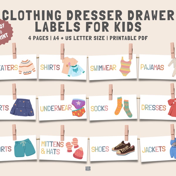 Dresser Labels - Etsy