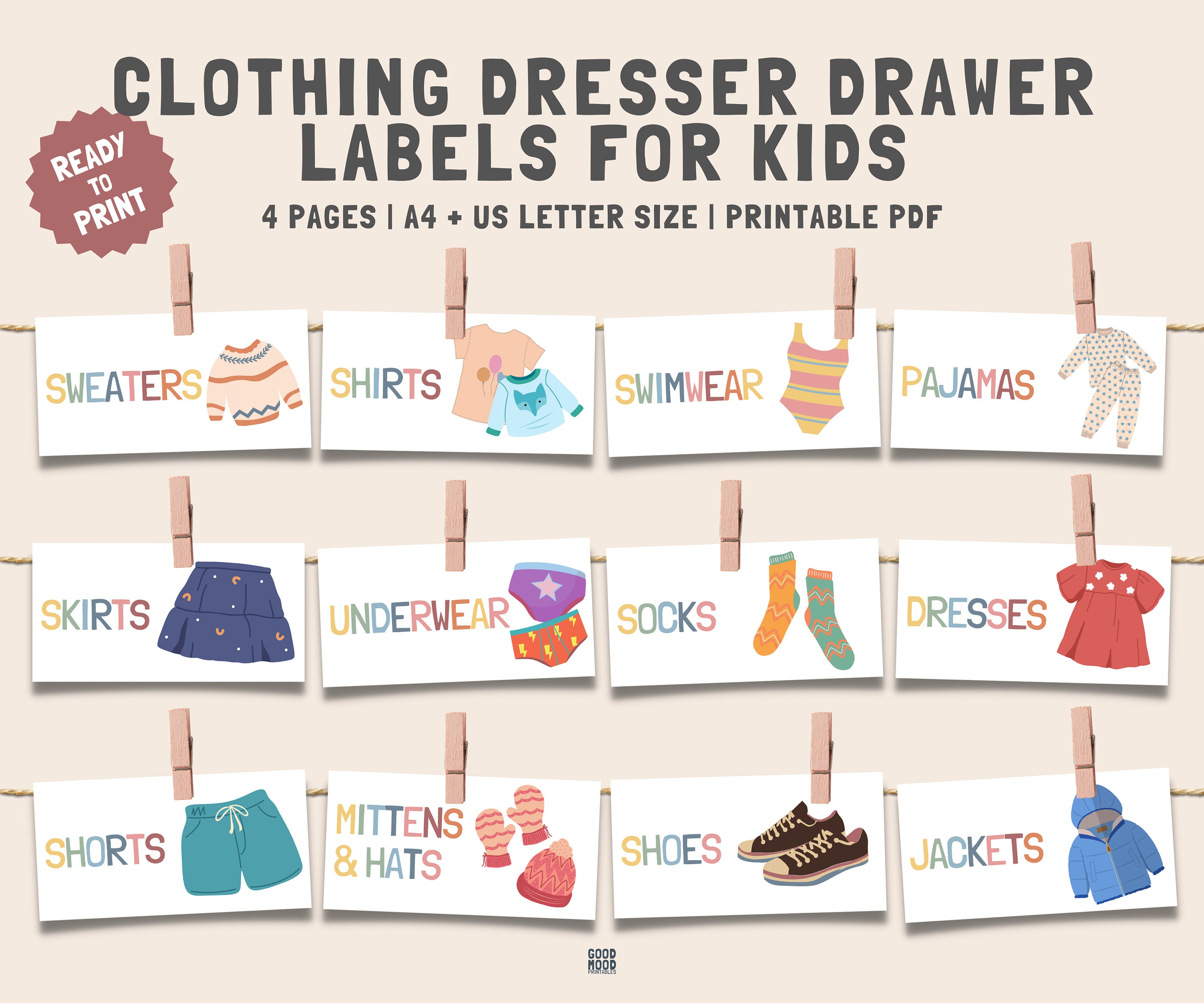 Clothing Labels by Montessori at Home Guide