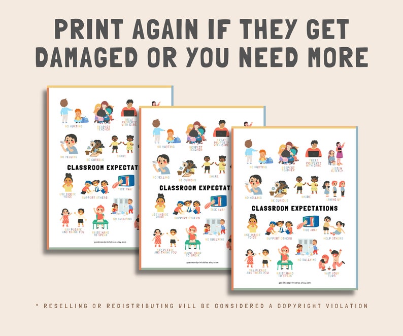 Classroom Expectations Poster, Classroom Rules Poster, Bulletin Board