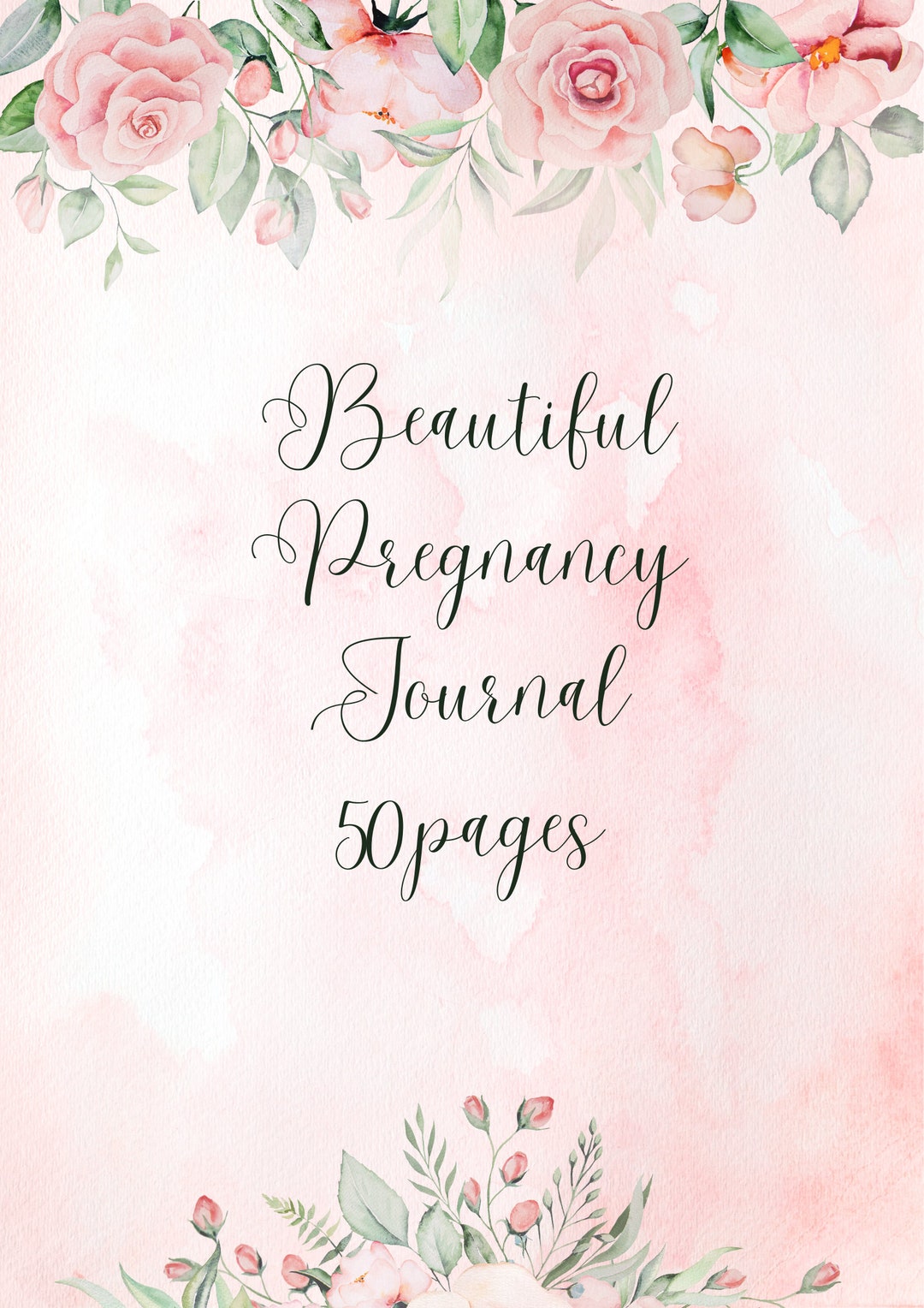 Printable Pregnancy Diary, Printable Pregnancy Journal, Mother to Be ...
