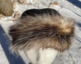 Opossum and Wool Round Hat