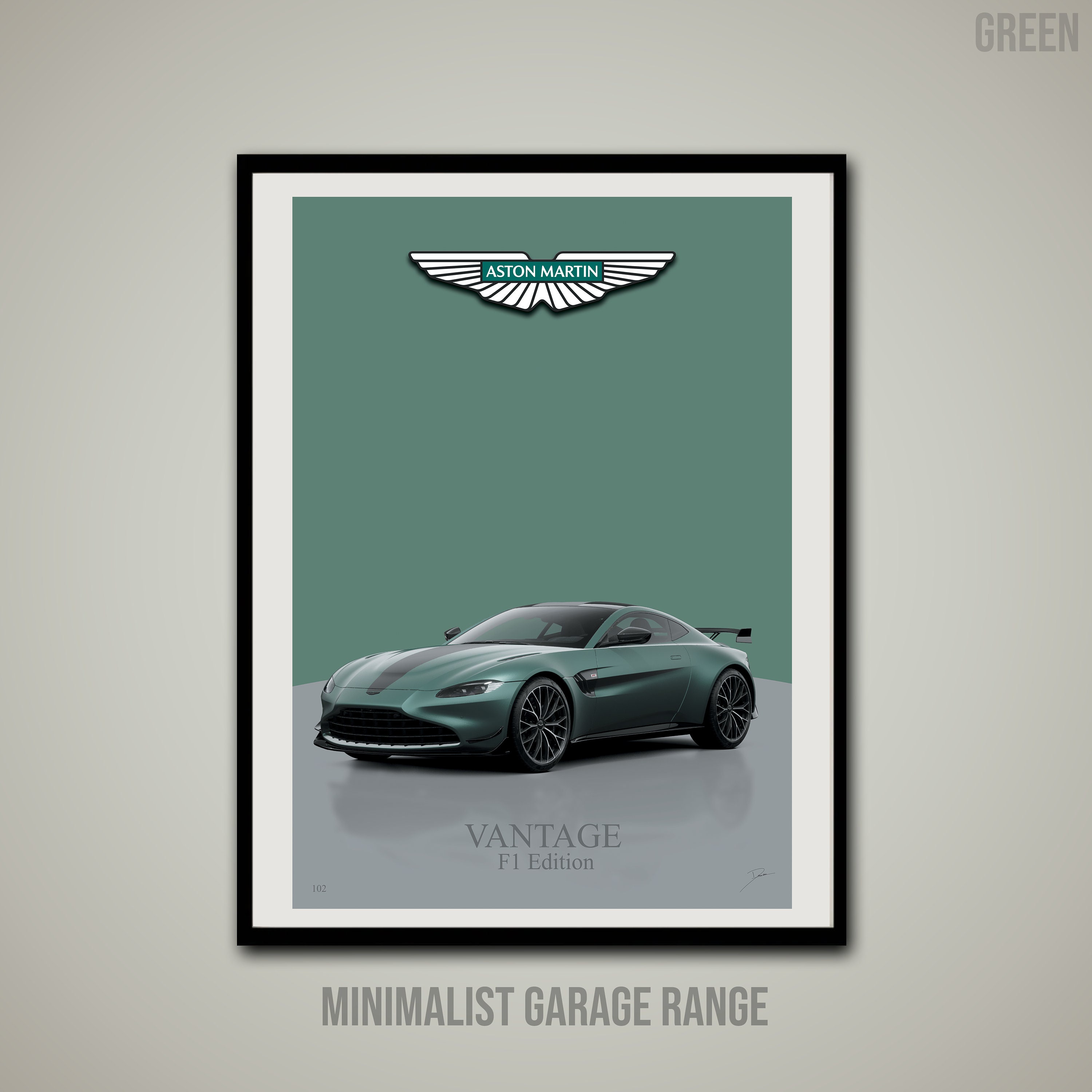 Aston Martin Vantage Coupe F1 Edition - Wall Art Print