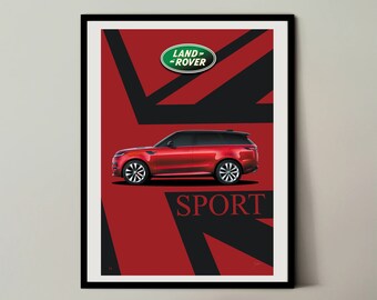 Range Rover Print - Etsy UK