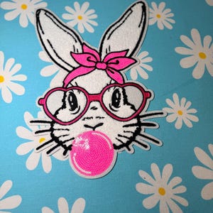 Sequin/ chenille patches and DTF