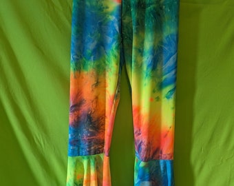 Hippie Tie Dye Bell Bottom Pants