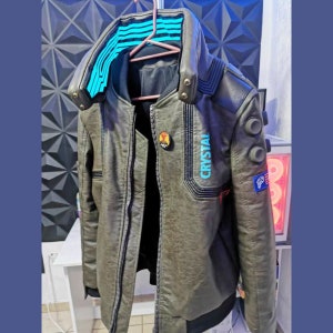 Ke Cyberpunk 2077 Jacket Short Coat Male COS Kojima Hideo With The Game  Clothing Sweater (L) on Galleon Philippines