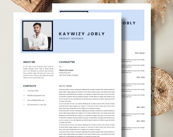 Resume Template, Professional Modern Resume Template for Canva, Clean ...
