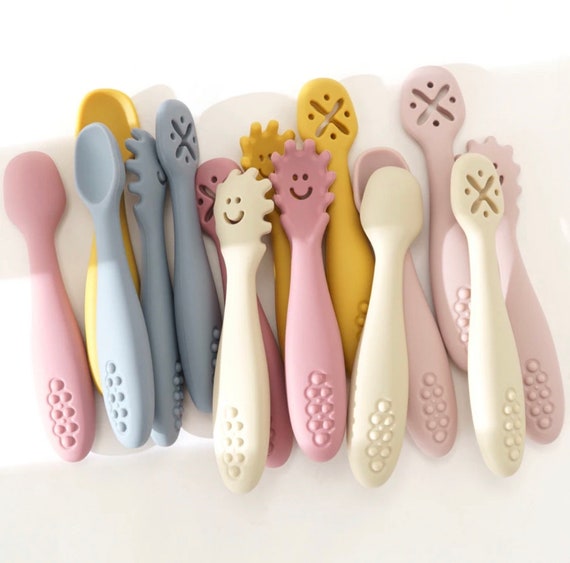 Buy baby Silicone Spoons, Feeding spoon