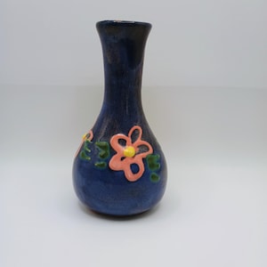 Earthworks Studio Pottery Floral Bud Vase made in Barbados