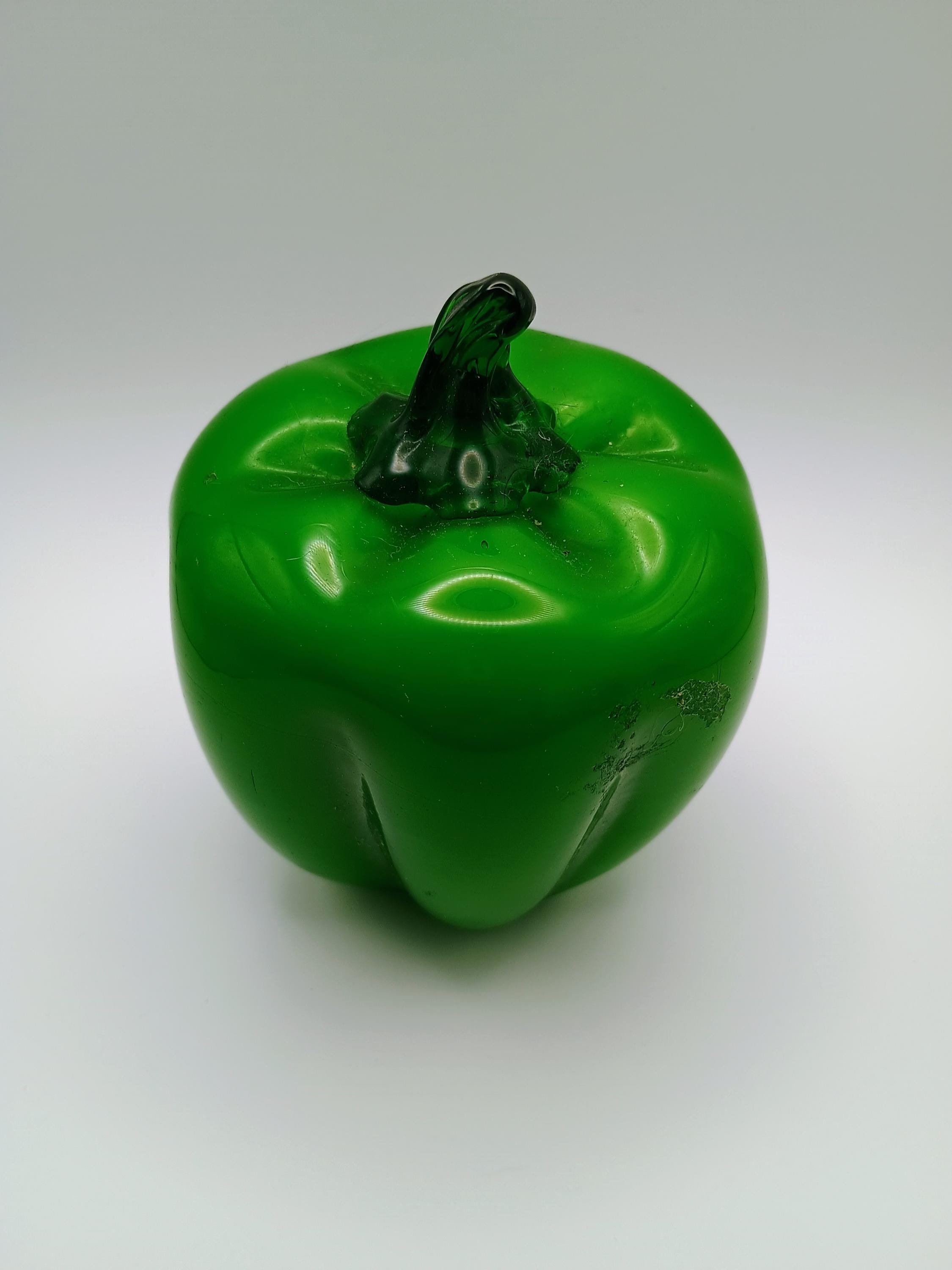 Green Glass Bell Pepper Vegetable
