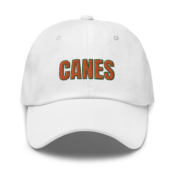University of Miami CANES Embroidered Dad hat
