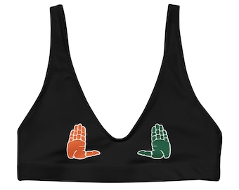 Top deportivo corto U HANDS de la Universidad de Miami