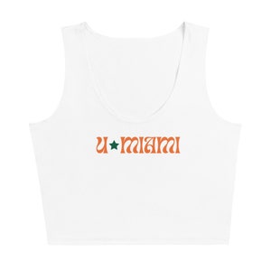 University of Miami - U star Miami Crop Top
