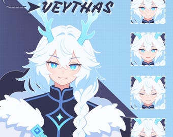 Veythas PNGTuber Avatar – Premade Streaming Character for Twitch & Discord